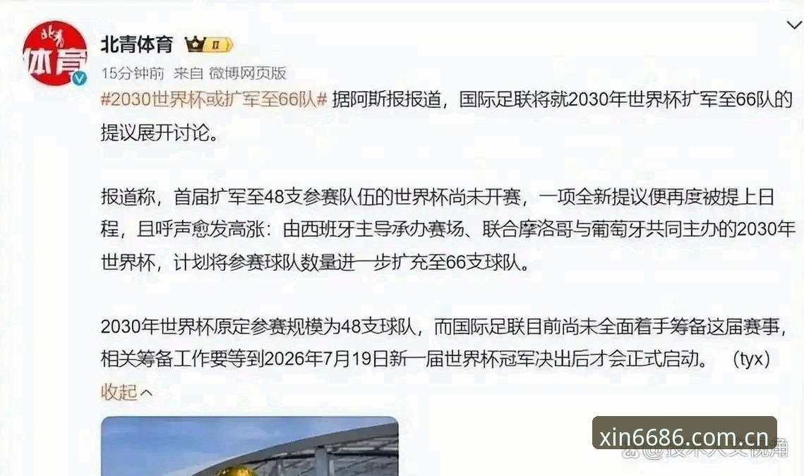 世界杯扩军至66队？中国男足重返世界杯的实用机遇分析